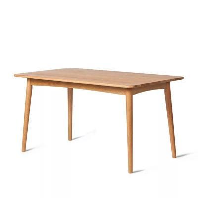 Natural Solid Wood Classic Rectangle Oak Side Tables