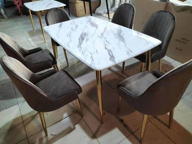 Nordic Home Furniture Marble Top Dining Table