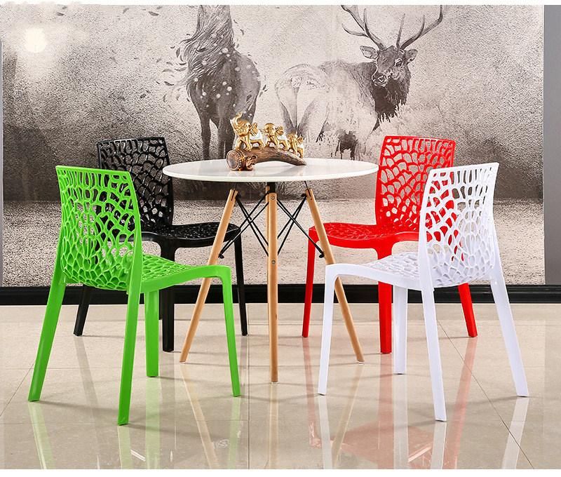 Modern Colorful Living Banquet Reception Sillas Plastic Restaurant Dining Chair