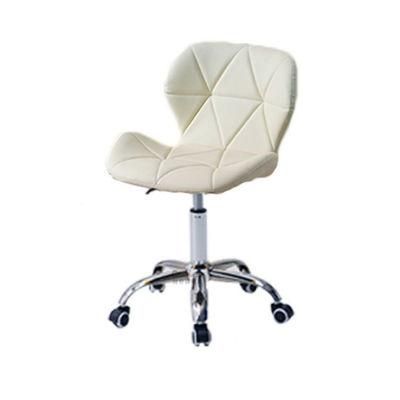 Removable with Pulley Business Rice White Swivel Lounge Chair