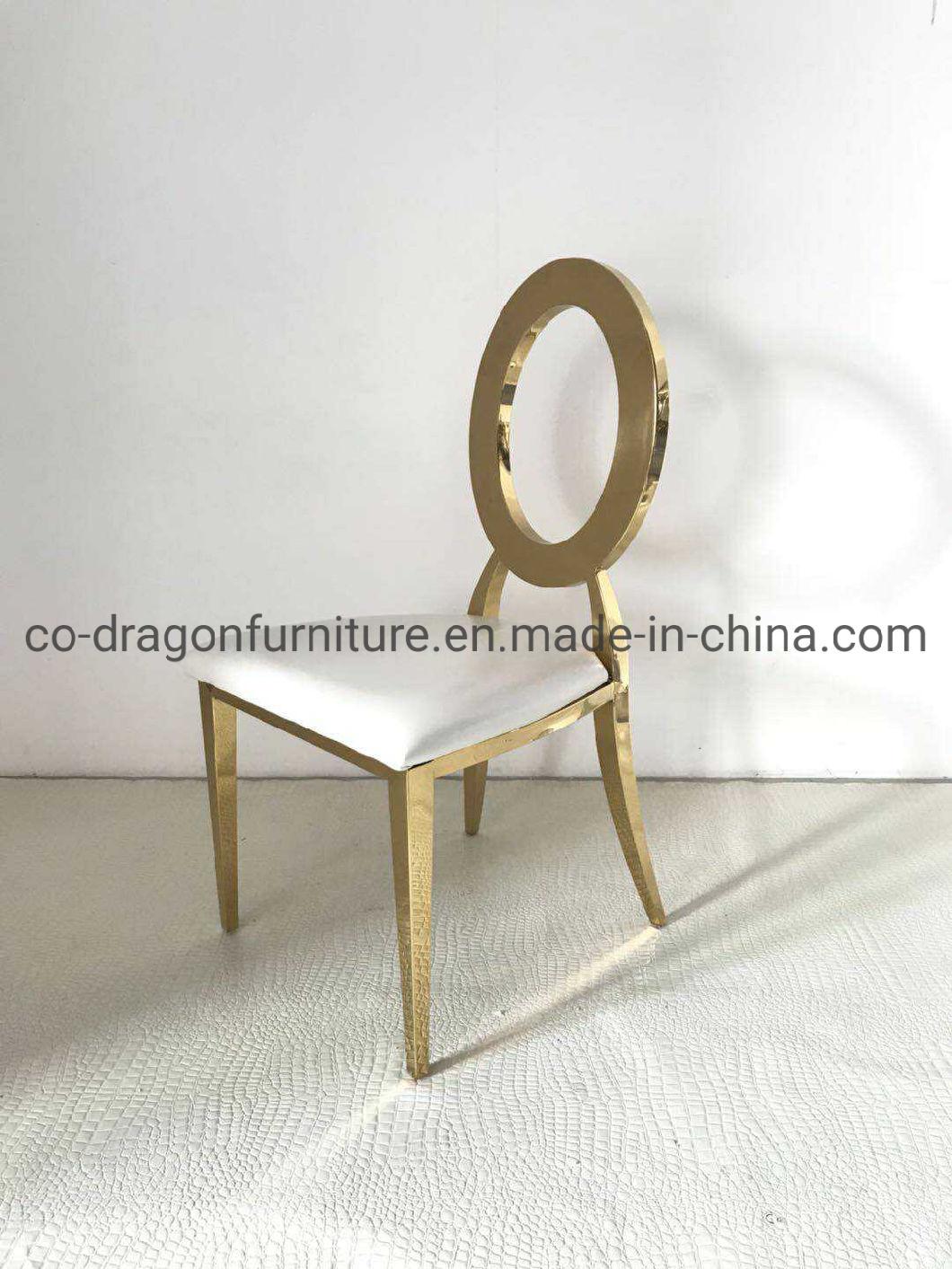 Hotel Banquet Home Furniture Luxury Stainless Steel Wedding Dining Chair