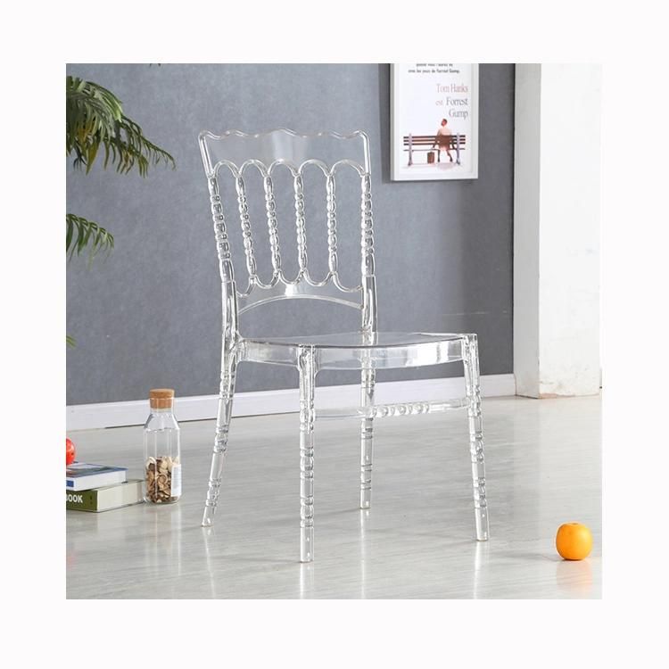 Stackable La Chaise Transparente Silla De Comedor Chair for Cafe Modern Scandinavia Acrylic Chair Transparent Modern New Chair