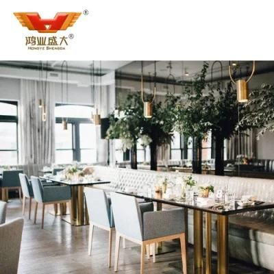 Modern Luxury Custom Made Wooden Tables and Chairs for Restaurant