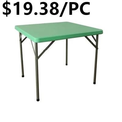 Portable Metal Outdoor Garden Restaurant Camping Home Dining Folding Table