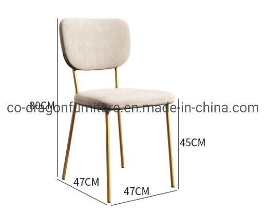 Wholesale Modern Furniture Metal Leg Leather Restaurant Dining Chair Set