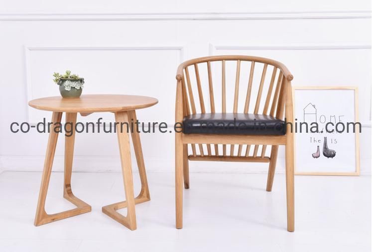 Modern Solid Wood Dining Chair with Arm for Dining Furniture