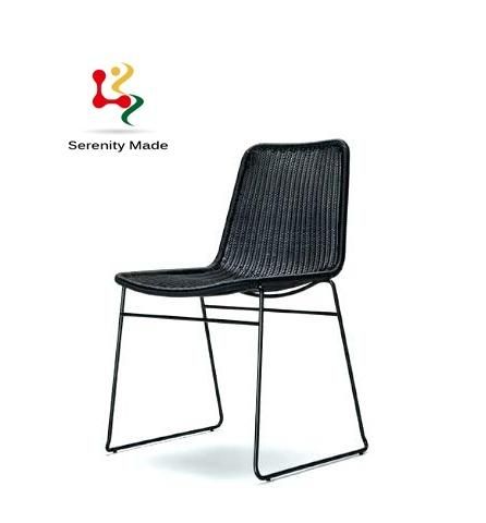 Wholesale Commercial Event Furniture Furniture Metal Legs Rattan Dining Chairs