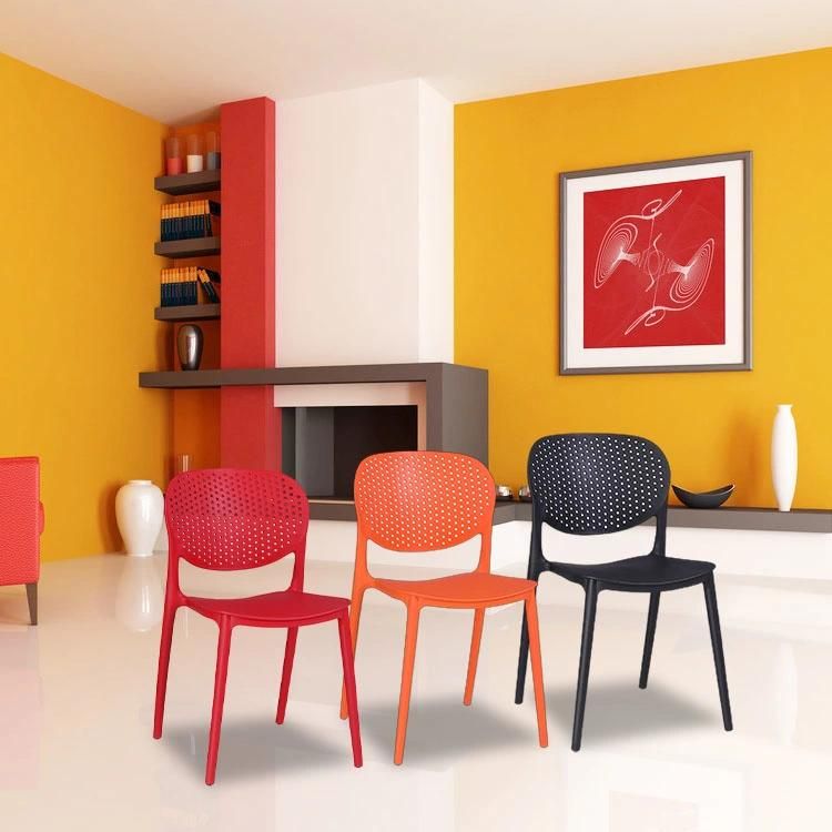 2021 Hot Sale China Wholesale New Plastic Chair Without Stackable Dining Chair