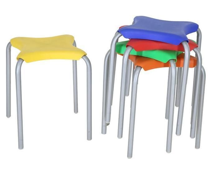 Indoor Restaurant Furniture Metal Legs Plastic Dining Chair