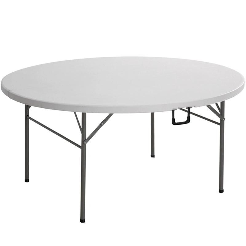 Best Price Portable Hotel Restaurant Outdoor Round Dining Folding Table