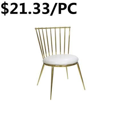 Cheap Price Indoor Outdoor Hotel Home Metal Frame Dining Chair