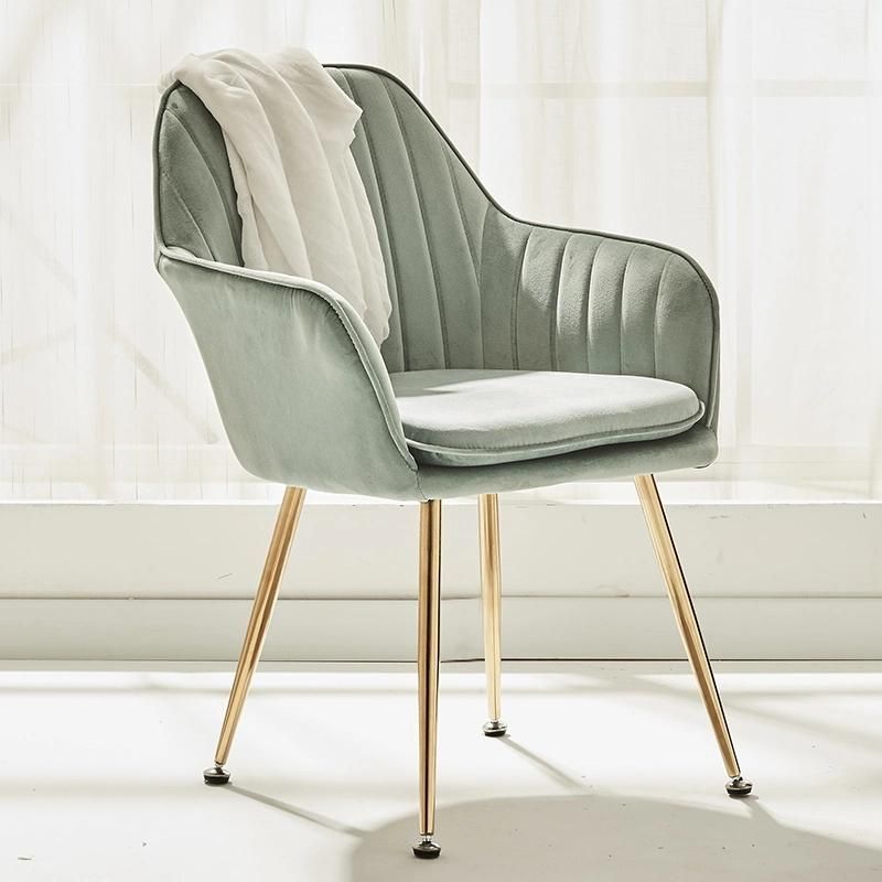 Dining Chair Wholesale Gold Luxury Nordic Cheap Indoor Home Furniture Room Restaurant Dining Leather Velvet Modern Dining Chair