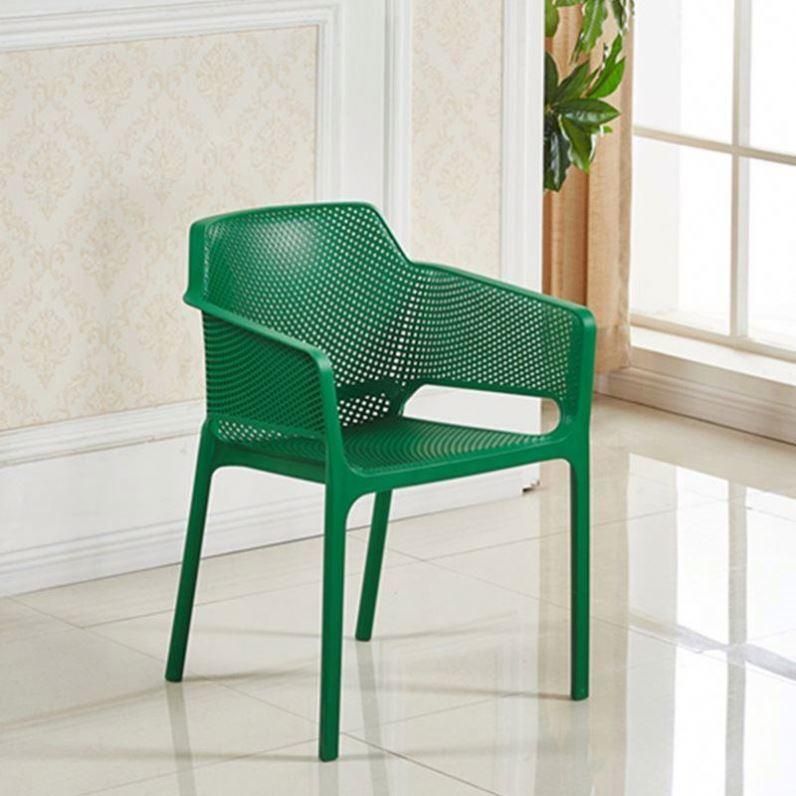 Italy Design Fancy Plastic Modern Living Room Dining Room Chairs with Padded Seat