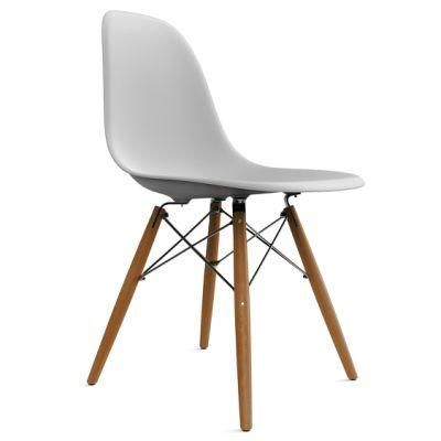 Modern Cheap Dining Chair Wooden Legs Eam Plastic Dinner Kitchen Dining Chairs for Sale