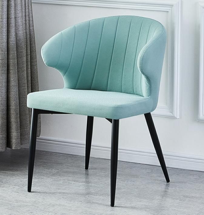 Dining Chair Velvet Dining Chair with Armrest Green Velvet Dining Chair