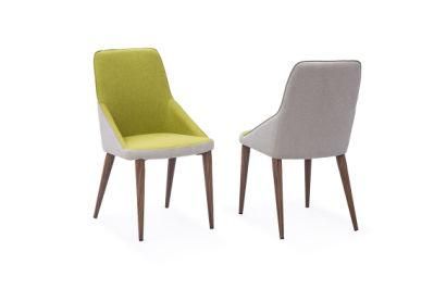 Modern Metal Fabric Dining Chair for Home Hotel Restaurant