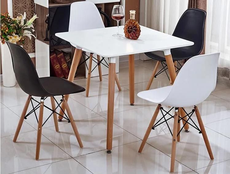 New Design MDF Modern Dining Room Set Dining Room Furniture Square Dining Table 