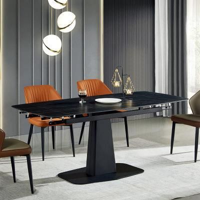 Factory Custom Modern Slate Adjustable Dining Table