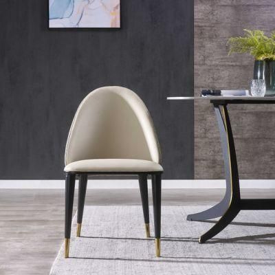 Hot Sell Luxurious Dining Chair Gold Leg Chair for Diningroom