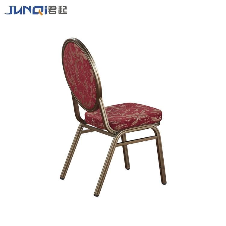 High Quality Luxury Iron Metal Restaurant Dining Wedding Hotel Banquet Chair