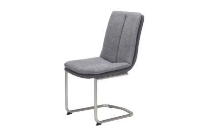 Grey Double Cushion Chair