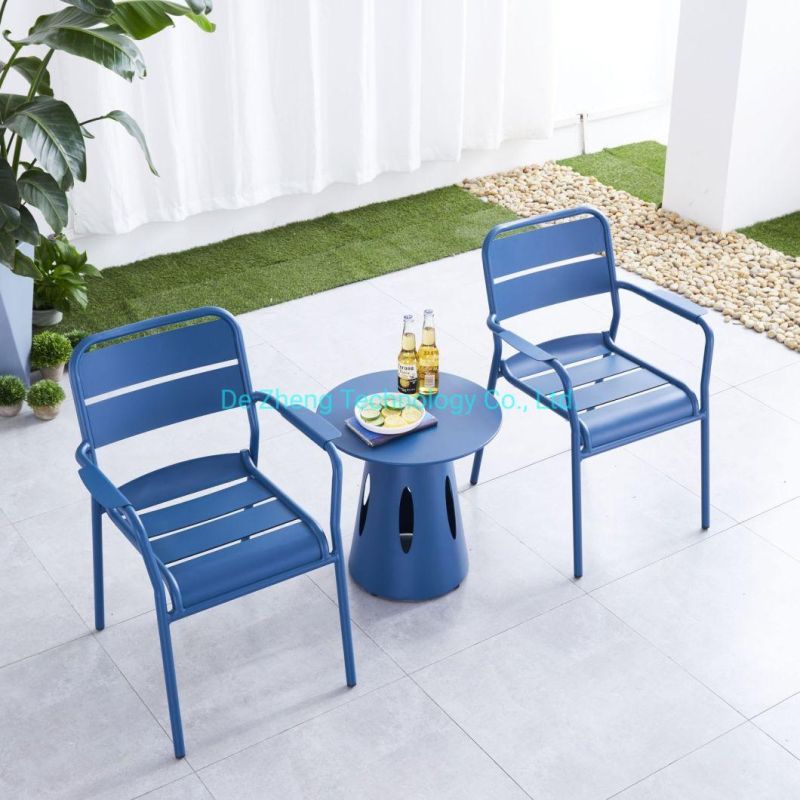 Modern New Design Outdoor Use Garden Furniture Aluminum Dining Bar Chair