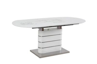 Modern Stretchable Marble Dining Table