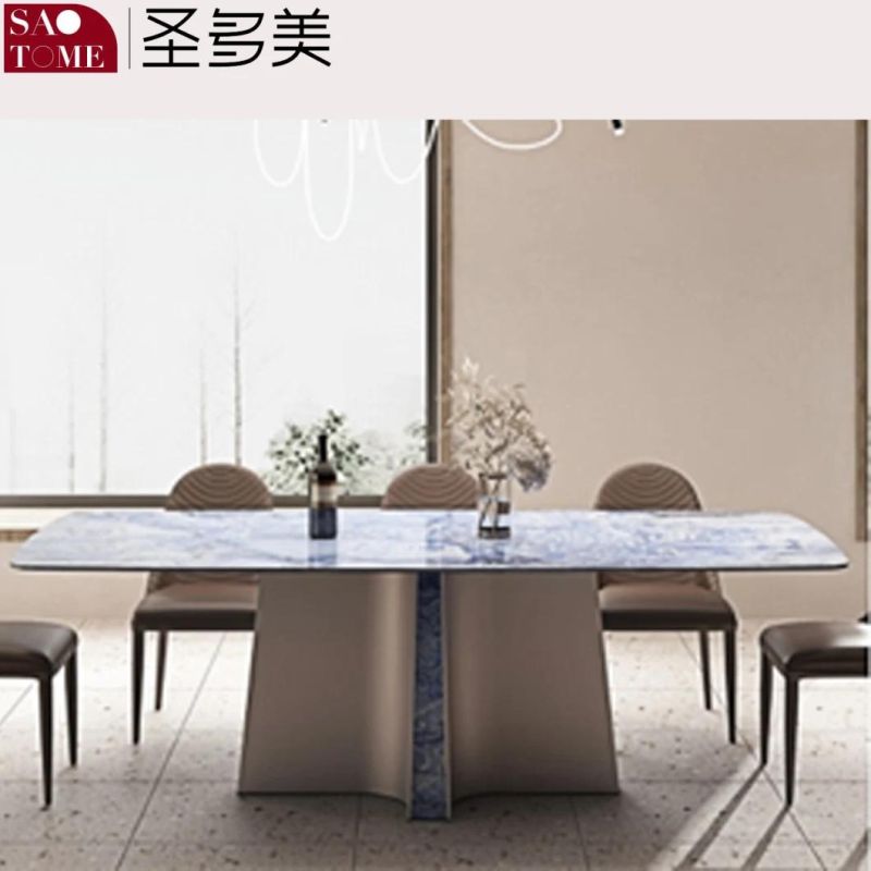 Modern Popular Rock Board Furniture Dining Table