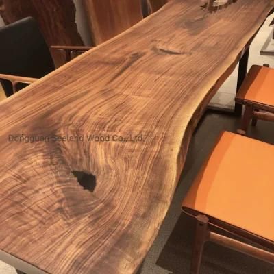 Live Edge Natural Wood Slab/ Butcher Block Kitchen Top / Epoxy Resin River Table