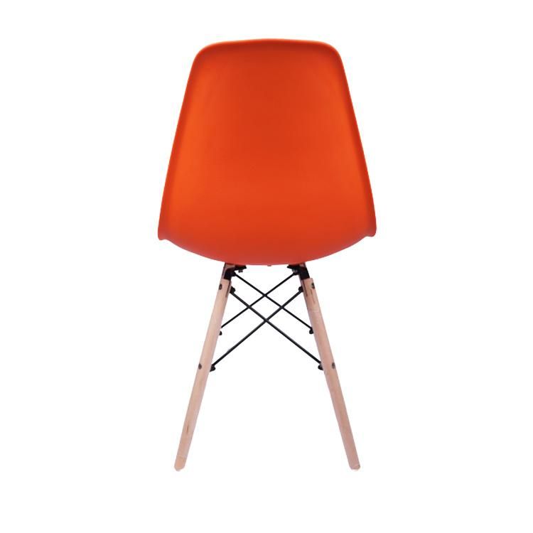 Wholesale Modern Home Furmiture Wooden Legs Plastic Dining Chairs