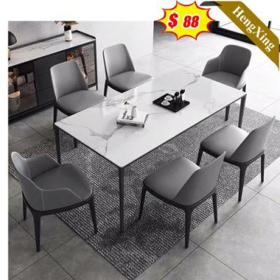 Modern Elegant Good Quality Marble Modern Home Dining Furniture Dining Table Set