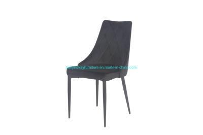 Good Quality of Velvet Fabric Modern Style Dining Chair