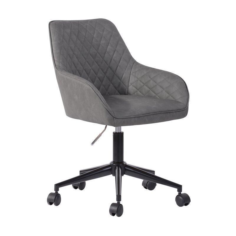 Comfortable Velvet Office Chair with Wheels Swivel Office Chair