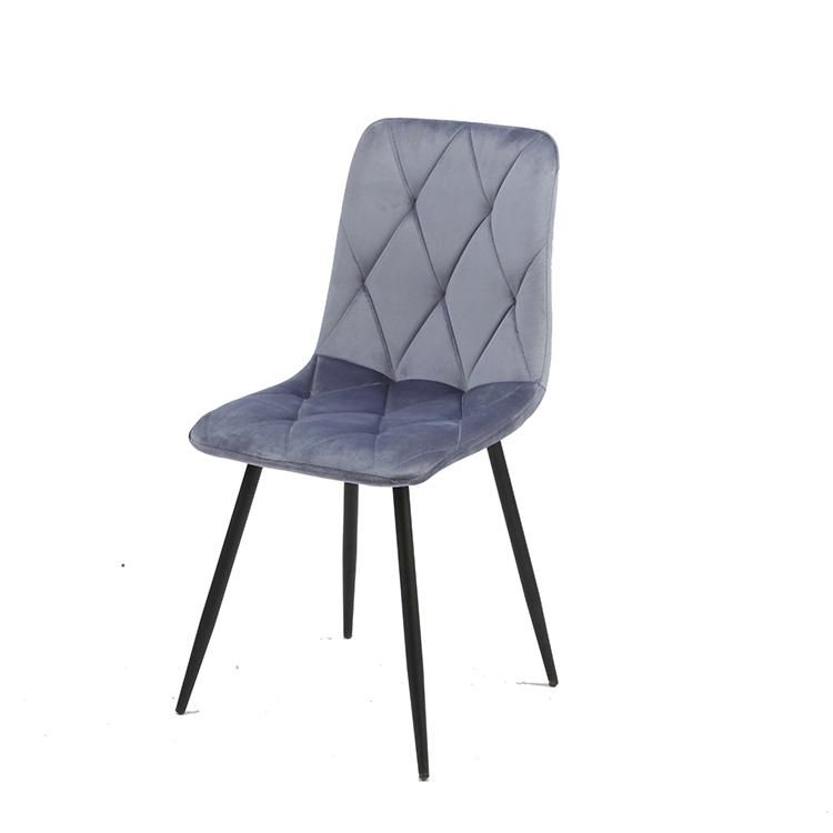 New Design Dining Chair Velvet Fabric