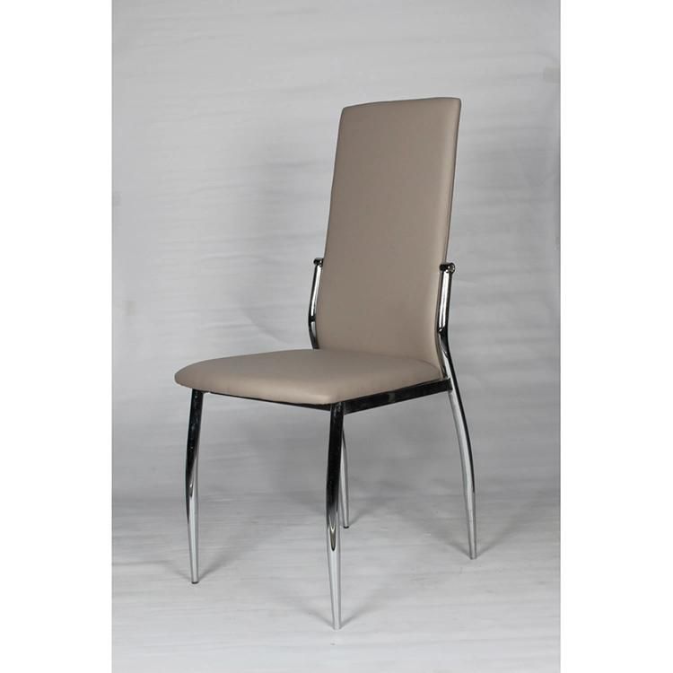 Rice White Dining Chair PVC/PU Custom High Quality Cheap Sillas De Salon Office Chair Leather Chairs for Sitting Room