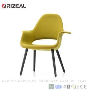 Chair Furniture Simple Modern Design Solid Wood Frame Leg Fabric Foam Restaurant Dining Chair