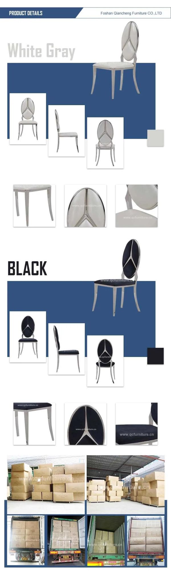 Modern Style Velvet Fabric Metal Silver Dining Room Chair Sets