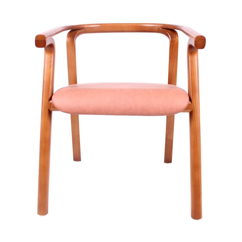 Retro Style Ming Style Wooden Frame Cushion Seat Banquet Dining Chair for Restaurant Hotel Use