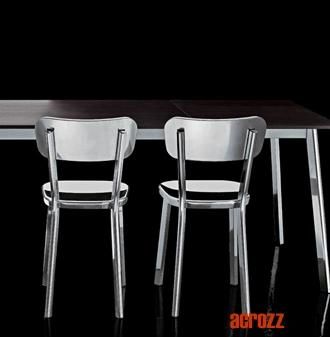 Magis Metal Stainless Steel Furniture Deja Vu Chair