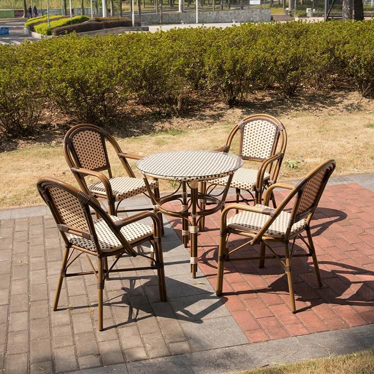 (SP-OC426) Wholesale Hot Sale Aluminum Frame with PE Rattan Outdoor Dining Chair