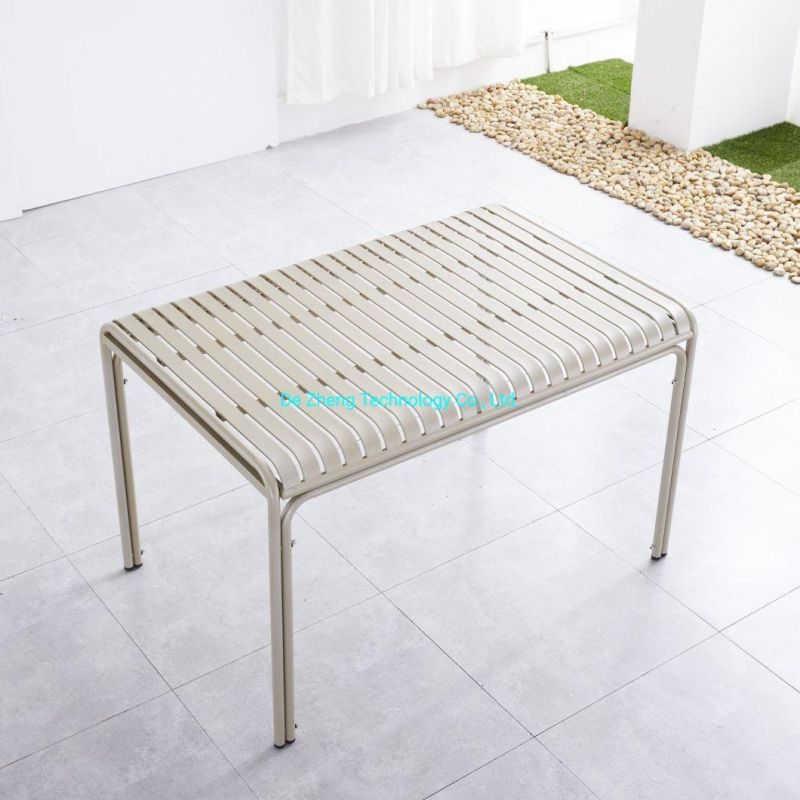 2021 Popular High Quality Rattan Dining Set Outdoor Dinning Furniture Table Outdoor Dining Set Aluminum Patio Furniture