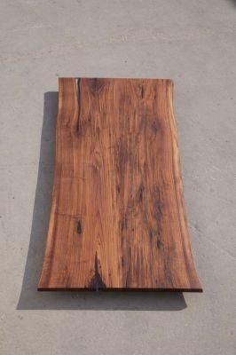 Live Edge Natural Wood Slab/ Custom Walnut Butcher Block Kitchen Top / Epoxy Resin River Table