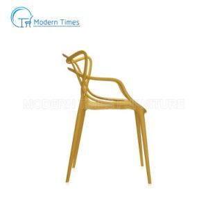 Modern Outdoor Furniture New Design PP Material Restaurant Dining Chair Outdoor Dining Chair