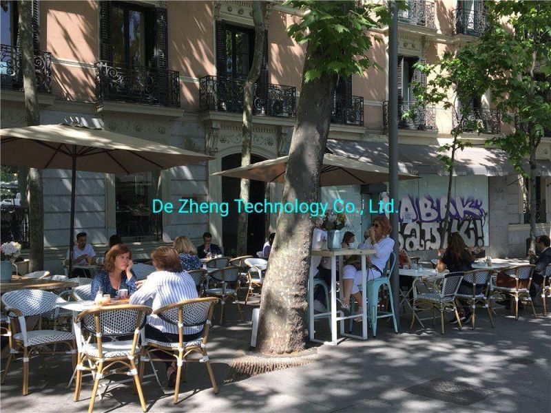 Low Price Party Chair Aluminum Slat Restaurant Bar Outdoor Dining Garden Furniture