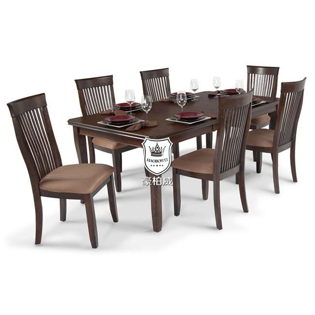 Teak Wood Dining Table Set for Restaurant Designs