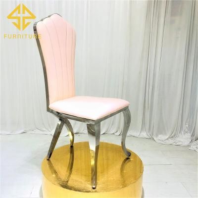 Elegant Hotel Banquet Furniture Upholstered Velvet Gold Dining Chair