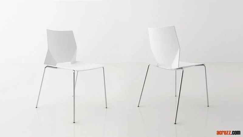 Modern Design Restaurant Chrome Hf Chair