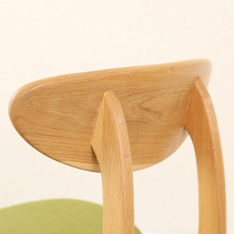 Milk Tea Shop Cafe Indoor and Outdoor Portable Wooden Chair