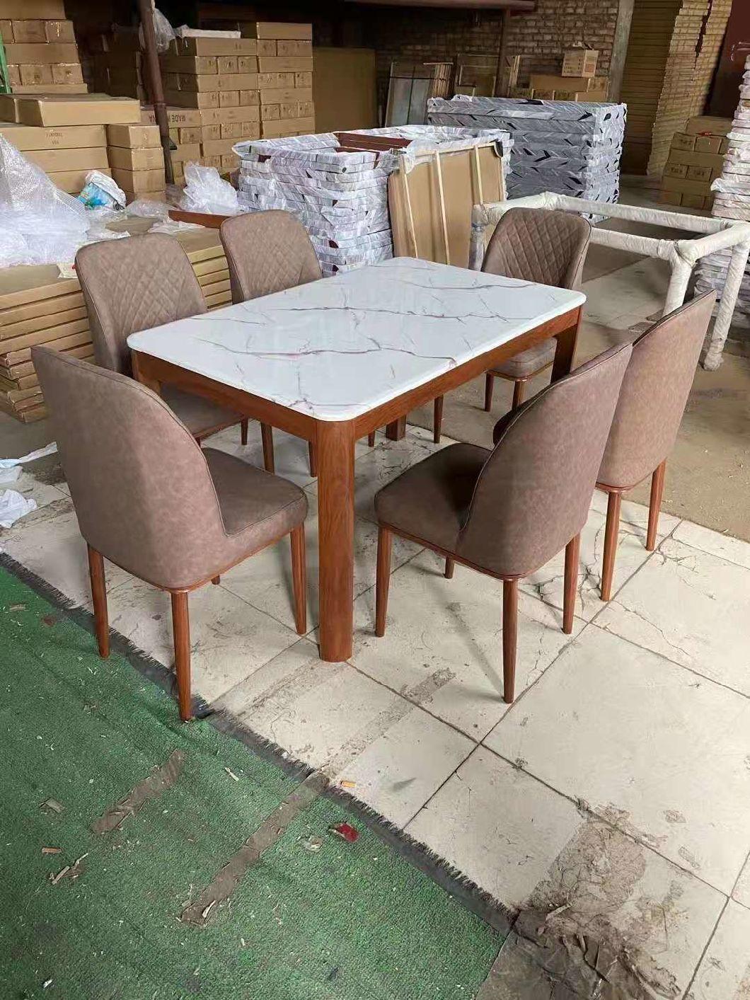 Nordic Style Marble Dining Table for 4 6 8 Seater