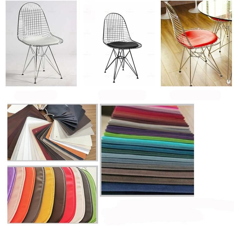 Black Wire Chair Computer Backrest Stool Coffee Shop Metal Stainless Steel Thickened Dining Chair Outdoor Milk Tea Shop Leisure Chair